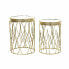 Set of 2 small tables DKD Home Decor Golden 40 x 40 x 54 cm