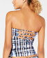 Фото #2 товара Lucky Brand 259596 Women's Solstice Canyon Tankini Top Swimwear Size XS