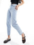 Фото #4 товара Vero Moda Tessa high rise mom jeans in light blue denim