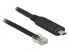 Delock 63912 - Black - 2 m - USB Type-C - RJ45 - Male - Male