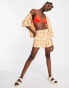 Фото #4 товара Damson Madder flower print co-ord shorts in orange