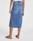 ფოტო #4 პროდუქტის Women's Paneled Denim Midi Skirt, Created for Macy's