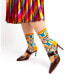 ფოტო #1 პროდუქტის Women's 70s Rainbow Butterfly Sheer Sock