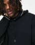 ASOS DESIGN oversized sweatshirt with double layer in black