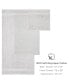 Фото #4 товара Host and Home 6-Piece Bathroom Towel Set (2 Bath Towels, 2 Hand Towels, 2 Washcloths), Double Stitched Edges, 600 GSM, Soft Ringspun Cotton, Stylish Striped Dobby Border