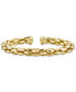 ფოტო #3 პროდუქტის Turbo Link Bangle Bracelet in 14k Gold-Plated Sterling Silver