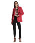 Women's Ruched-Sleeve One-Button Blazer