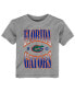 Фото #1 товара Toddler Boys and Girls Heather Gray Florida Gators Top Class T-shirt