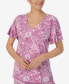 ფოტო #3 პროდუქტის Women's Short Sleeve 2 Piece Pajama Set