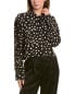 Фото #1 товара Norma Kamali Oversized Cropped Boyfriend Shirt Women's Black Xs