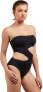 Фото #3 товара Volcom 237948 Womens Simply Seamless One Piece Swimsuit Black Size 2X-Large