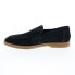 Фото #5 товара Bruno Magli Forteza MB1FORN1 Mens Blue Suede Loafers & Slip Ons Penny Shoes 9.5