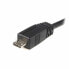 Фото #4 товара Универсальный кабель USB-MicroUSB Startech UUSBHAUB2M USB A Micro USB B Чёрный