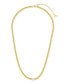 ფოტო #2 პროდუქტის Curb Chain Necklace with Stationed Cubic Zirconia