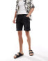 Фото #5 товара Pull&Bear denim shorts in washed black