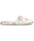 Фото #3 товара Women's Quilted Butterfly Floral Bow Slippers, Created for Macy's