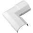 Wentronic Cable Duct Corner Connection - Cable management - White - Plastic - 33 mm - 16 g - 1 pc(s)