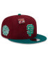 Фото #1 товара Men's Cardinal/Green San Francisco Giants Strawberry Big League Chew Flavor Pack 9FIFTY Snapback Hat