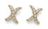 Фото #1 товара Suitable gold-plated earrings with crystals 23030G
