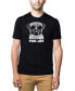 Фото #1 товара Men's Premium Blend Word Art Pug Life T-shirt