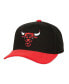 Фото #1 товара Men's Black Distressed Chicago Bulls Corduroy Pro Crown Adjustable Hat