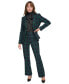 Women's Plaid Two-Button Blazer