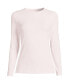 Women's Plus Size Long Sleeve Lightweight Jersey Crew Neck Top