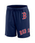 Men's Navy Boston Red Sox Clincher Mesh Shorts