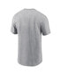 Men's Heather Gray Alabama Crimson Tide Primetime Evergreen Logo T-Shirt