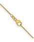 18k Yellow Gold 16" Box with Lobster Clasp Chain Necklace