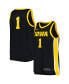 Фото #4 товара Men's Black Iowa Hawkeyes Replica Jersey