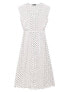 THEORY 289314 Women's V-Neck Ruffle Midi Silk Dress Size Small