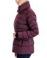 Фото #3 товара Women's Stretch Asymmetrical Belted Down Puffer Coat