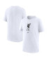 ფოტო #1 პროდუქტის Big Boys White Liverpool Crest T-shirt