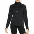 Рубашка с длинным рукавом женская Nike Dri-FIT Element Running Чёрный