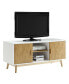Фото #3 товара 47.25" Oslo TV Stand with Storage Cabinets and Shelves