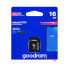 Фото #1 товара Memory card M1AA Goodram microSD 16GB 100MB/s UHS-I class 10 with adapter