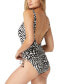 Фото #2 товара Women's Contours Stellar Shirred-Leg One-Piece Swimsuit