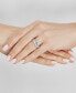 ფოტო #2 პროდუქტის 2-Pc. Set Cubic Zirconia Ring & Band in Sterling Silver