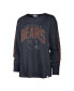 Фото #2 товара Women's Navy Distressed Chicago Bears Tom Cat Long Sleeve T-shirt