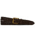 Фото #1 товара Men's Braided Vachetta Leather Belt