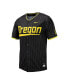 Men's Black Oregon Ducks Pinstripe Replica Baseball Jersey