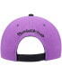 ფოტო #5 პროდუქტის Men's Purple and Black Toronto Raptors Hardwood Classics Snapback Hat