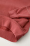 Комплект из мягкой ткани, шорты и худи с декоративной строчкой ZARA
