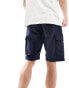 Фото #5 товара GANT relaxed fit twill cargo shorts in navy