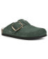 Hunter Green Suede with Fur