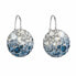 Silver Crystal Earrings 31176.3 Ice Blue