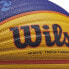 Фото #5 товара Wilson Basketball FIBA 3X3 Replica Ball 2020 WT, Size: 6, Rubber, for Indoor and Outdoor Use, Yellow/Blue, WTB1033XB2020, WTB0533XB2020, Orange/Blue Navy