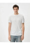 Фото #2 товара 4sam10276hk 000 Beyaz Erkek Jersey Kısa Kollu Basic T-shirt