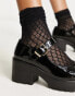 KOI Tira mary janes in black patent